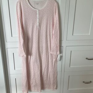 Charter Club Women’s Cotton Long Sleeve Nightgown